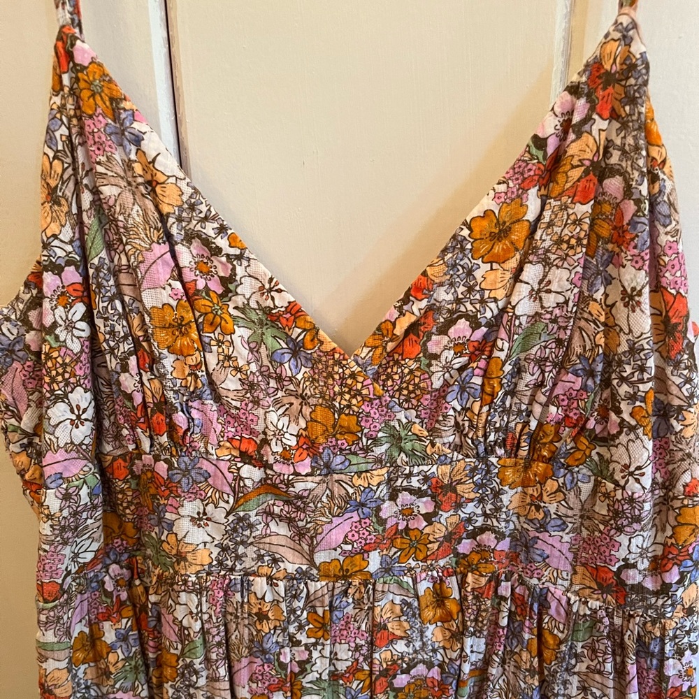 Anthropologie Floral Midi Dress